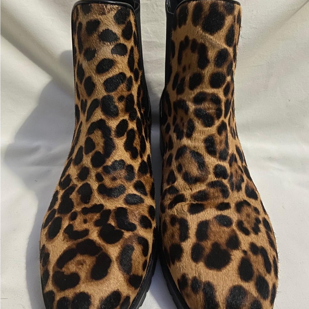 Leopard Print Ankle Boots Nine West - Picture 3 of 6